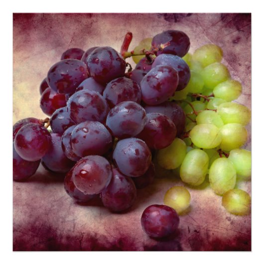 Impression Photo Raisins Rouges Et Verts (Devant)
