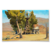 Impression Photo Ranch Windmill, Carson, Nevada par Maynard Dixon (Devant)