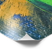 Impression Photo Random Abstract Brushstroke Composition by Lukian (Coin)