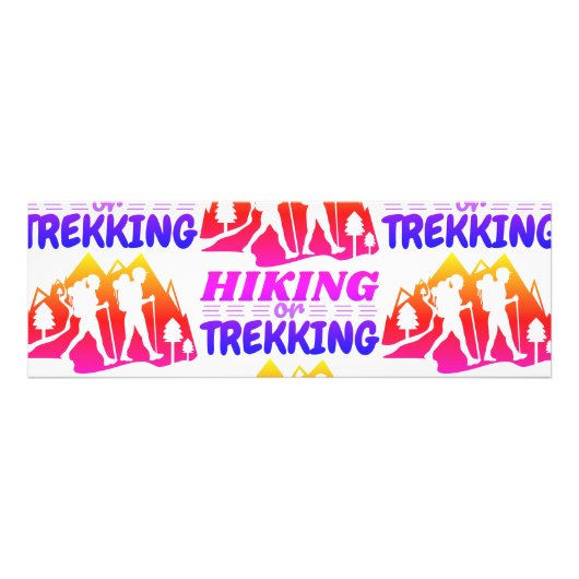 Impression Photo Randonnée ou trekking (Devant)