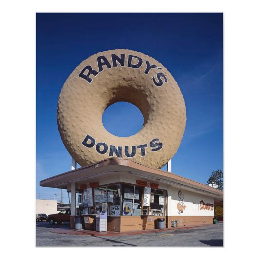 Impression Photo Randy's Donuts California Mid Century Modern (Devant)