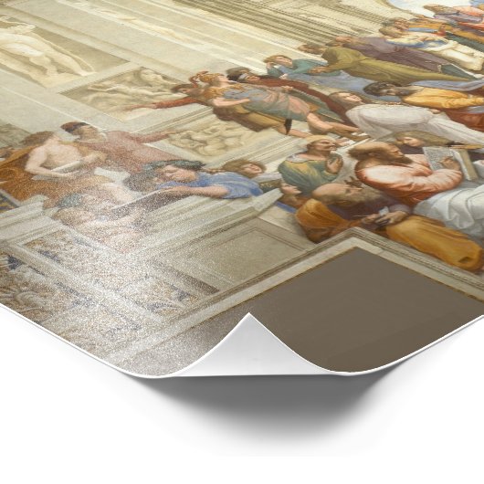 Impression Photo Raphael - École d'Athènes (Coin)