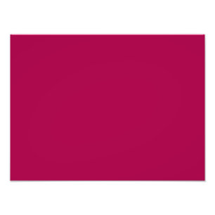 Impression Photo Raspberry Rouge rose Solid Tendance Couleur Arriè