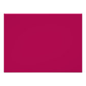 Impression Photo Raspberry Rouge rose Solid Tendance Couleur Arrièr (Devant)