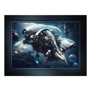 Impression Photo Raspian Dynamorph Drone AI Art par Xzendor7