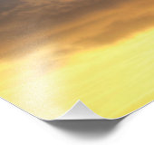 Impression Photo Rayons de soleil à travers les nuages orageux (Coin)