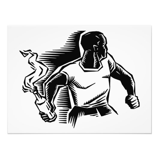 Impression Photo Rebel, Molotov Cocktail, Riots, Communist Style (Devant)