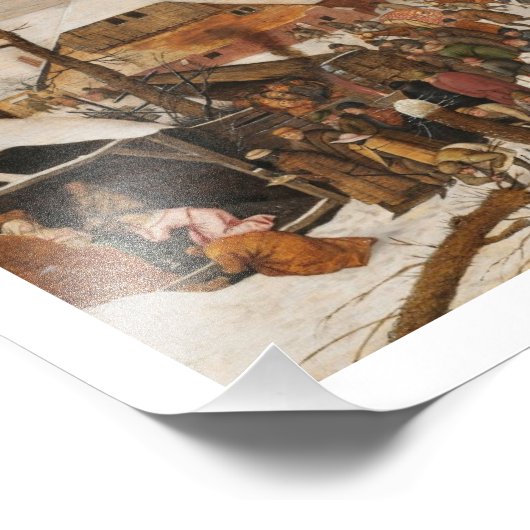 Impression Photo Recensement à Bethléem (Coin)