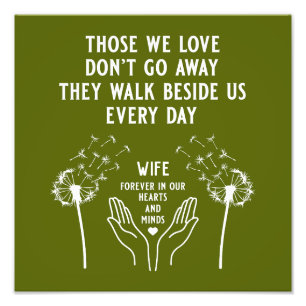 Impression Photo Réception funéraire en mémoire