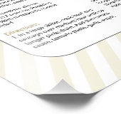 Impression Photo Recette Favorite Famille Chevron - Lasagna (Coin)