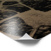 Impression Photo Réchauffement climatique - Maison en feu - Abstrai (Coin)