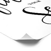 Impression Photo Rechercher votre signature Mariage de siège (Coin)