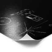 Impression Photo Record d'or NASA Voyager (Coin)