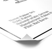 Impression Photo Red Baron Fokker Dr.1 - Plan d'avion BD (Coin)