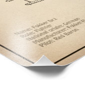 Impression Photo Red Baron Fokker Dr.1 - Plan directeur de l'avion (Coin)