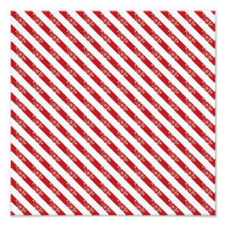 Impression Photo Red Christmas Stripes