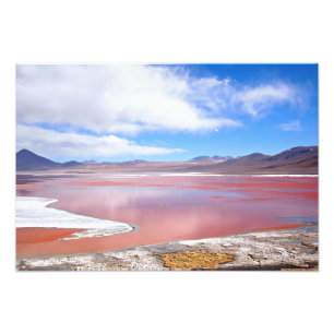 Impression Photo Red Lagoon, Laguna Colorada en Bolivie imprimer