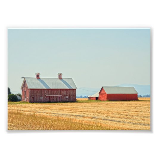 Impression Photo Red Montana Barns (Devant)