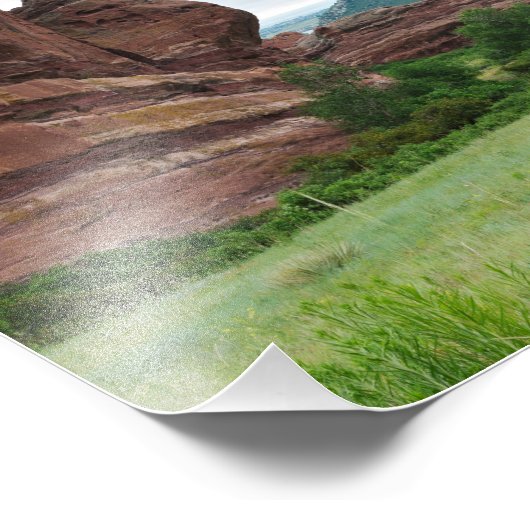 Impression Photo Red Rocks Park et Mountain Range (Coin)