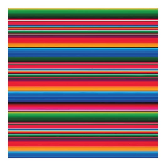 Impression Photo Red Serape Saltillo traditional mexican blanket Le (Devant)