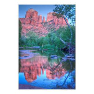 Impression Photo Reflets de Cathedral rock Sedona,Arizona