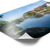 Impression Photo Reflets sur le canal, Wakefield (Coin)