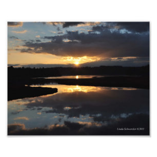 Impression Photo Réflexions de crépuscule 8X10