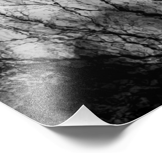 Impression Photo Réflexions sur l'eau (Coin)