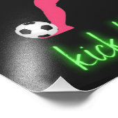 Impression Photo Regarde-Moi Tuer Comme Une Fille De Football (Coin)