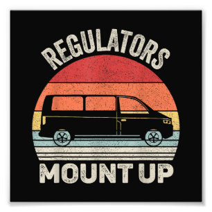 Impression Photo Régulateurs vintages Rétro Monter Funny Maman