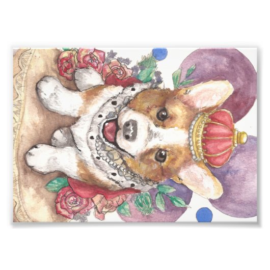 Impression Photo Reine Corgi (Devant)