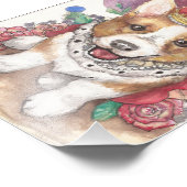 Impression Photo Reine Corgi (Coin)