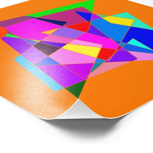 Impression Photo Relax Abstrait 42 transparent (Coin)