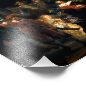 Impression Photo Rembrandt La Montre De Nuit Imprimer (Coin)