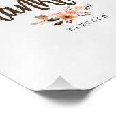 Impression Photo Remerciements, Bénédiction De L'Action De Grâce (Coin)