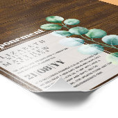 Impression Photo Remplacement Éucalyptus Verdure Changement de plan (Coin)