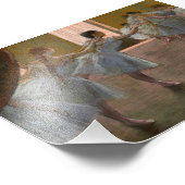 Impression Photo Répétition de ballet par Edgar Degas (Coin)