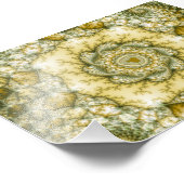 Impression Photo Reptilien - Art fractal (Coin)