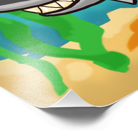 Impression Photo Requin dentifrice (Coin)