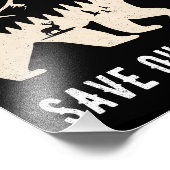 Impression Photo Résistez À Sauver Nos Parcs Allah Les Parcs Nation (Coin)