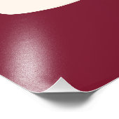 Impression Photo Respire la méditation profonde Viva Magenta (Coin)