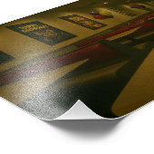 Impression Photo Restaurant Dreamcore avec Entité - Liminaire Surré (Coin)