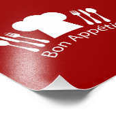 Impression Photo Restaurant français Chefs Casquette et argenterie (Coin)