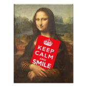 Impression Photo Restez Calme Et Souriez (Devant)