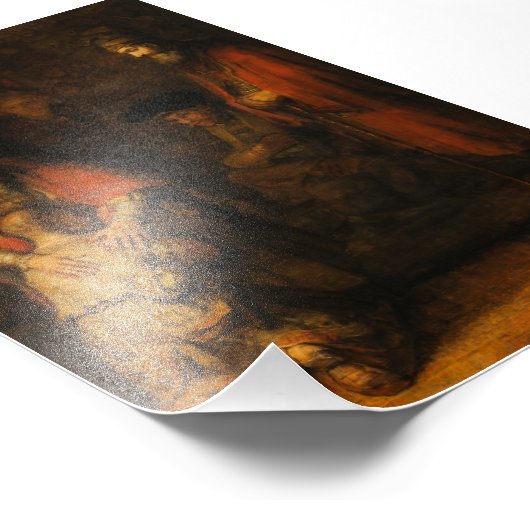 Impression Photo Retour du fils prodigue par Rembrandt van Rijn (Coin)