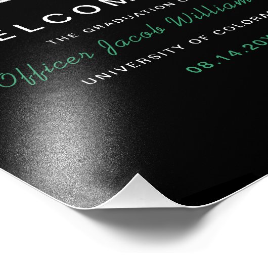 Impression Photo Retrait du drapeau vert mince brossé (Coin)