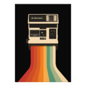 Impression Photo Retro Camera with Rainbow Print (Devant)