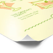 Impression Photo Retro Disco Wedding Bar Menu (Coin)