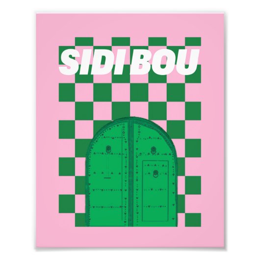 Impression Photo Retro Sidi Bou Said (Devant)