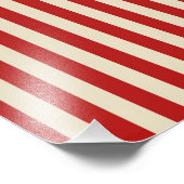 Impression Photo Retro Vintage Vertical PopCorn Classic Stripes (Coin)